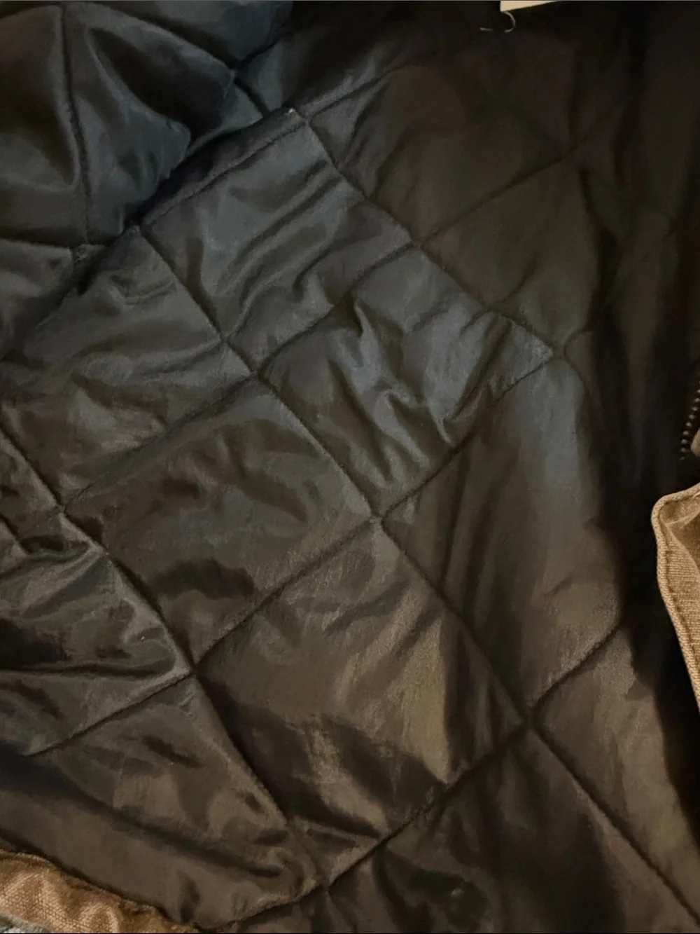 Vintage Carhartt Brown Duck Work Jacket with Corduroy Collar